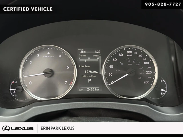 2023 Lexus IS 300, šedá, 24 646 km, dovoz Kanada — foto 14 z 18