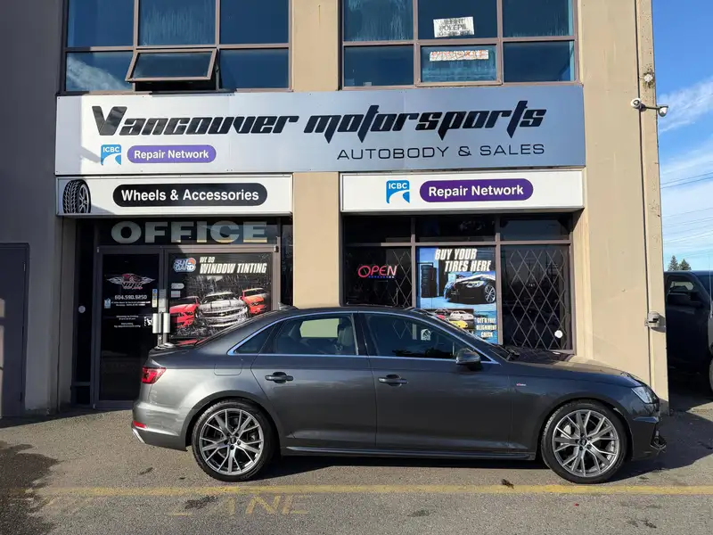 2019 Audi A4 Progressiv, šedá, 91 000 km, dovoz Kanada — foto 7 z 12