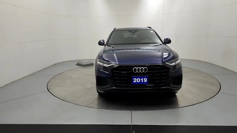 2019 Audi Q8 PROGRESSIV, modrá, 96 933 km, dovoz Kanada — foto 3 z 12