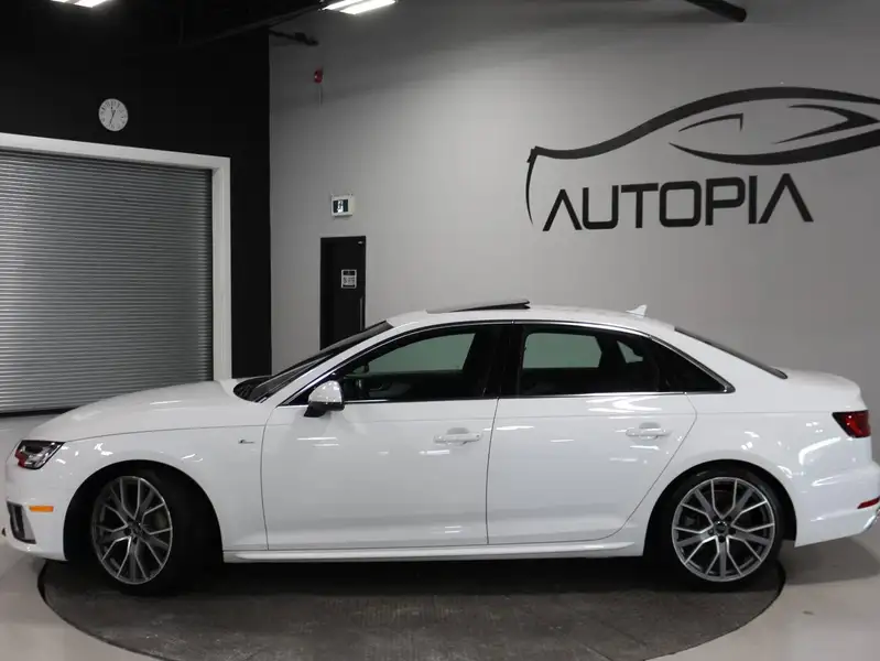 2019 Audi A4 Technik, bílá, 41 718 km, dovoz Kanada — foto 4 z 12
