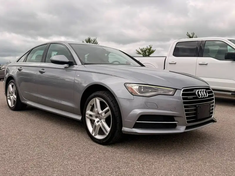 2016 Audi A6 Technik, stříbrná, 106 000 km, dovoz Kanada — foto 10 z 12