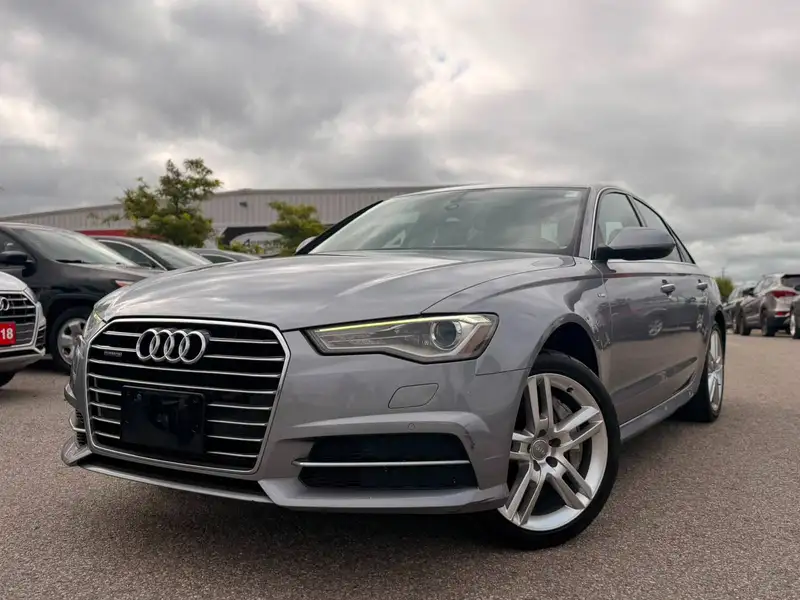 2016 Audi A6 Technik, stříbrná, 106 000 km, dovoz Kanada — foto 4 z 12