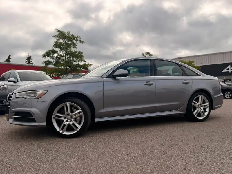 2016 Audi A6 Technik, stříbrná, 106 000 km, dovoz Kanada — foto 6 z 12