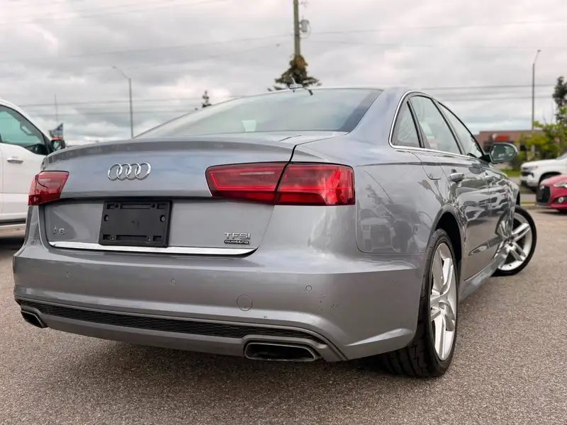 2016 Audi A6 Technik, stříbrná, 106 000 km, dovoz Kanada — foto 9 z 12