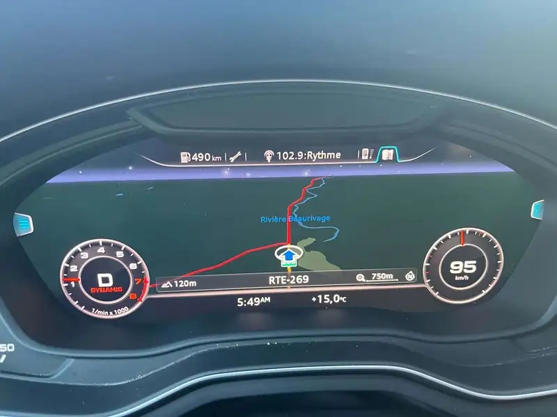 2017 Audi A4 Technik, černá, 86 679 km, dovoz Kanada — foto 9 z 12