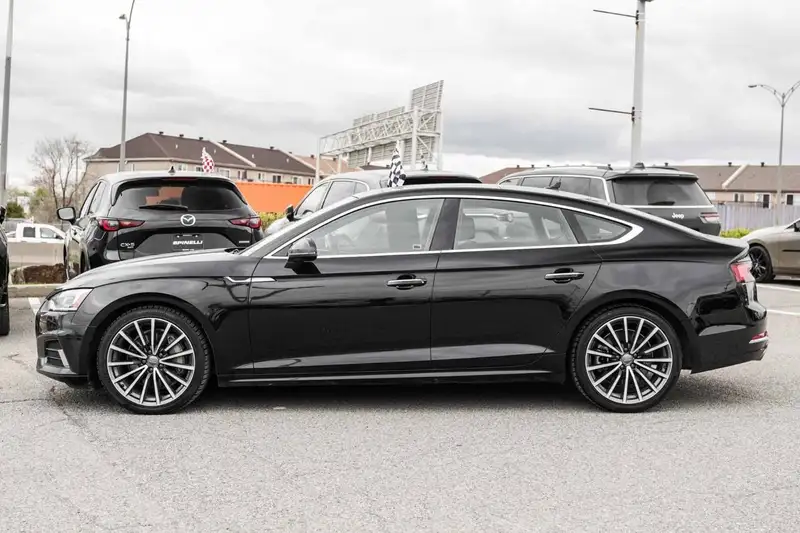 2019 Audi A5 Technik, černá, 63 421 km, dovoz Kanada — foto 4 z 12