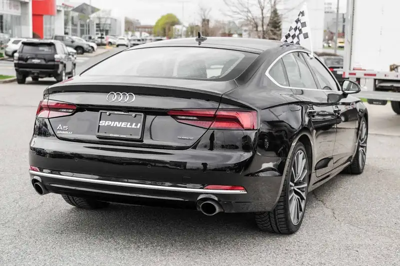 2019 Audi A5 Technik, černá, 63 421 km, dovoz Kanada — foto 7 z 12
