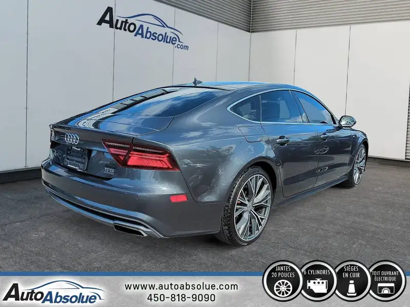 2018 Audi A7 Technik, šedá, 192 000 km, dovoz Kanada — foto 4 z 12