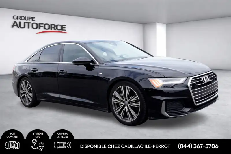2019 Audi A6 Progressiv, černá, 75 995 km, dovoz Kanada — foto 3 z 12