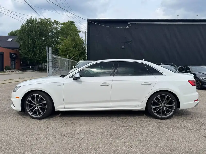 2018 Audi S4 Technik, bílá, 164 194 km, dovoz Kanada — foto 2 z 12