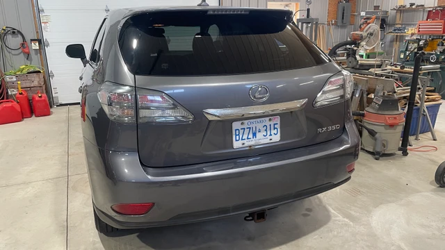 2012 Lexus RX350, šedá, 282 000 km, dovoz Kanada — foto 4 z 5