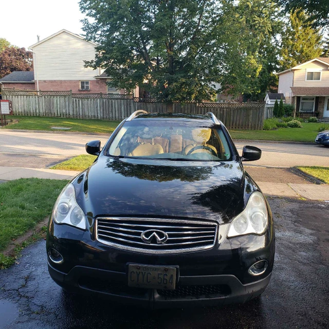 2012 Infiniti Ex, černá, 173 454 km, dovoz Kanada — foto 1
