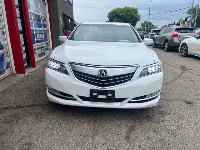 2014 Acura Rlx Tech Pkg, bílá, 235 000 km, dovoz Kanada — foto 2 z 20