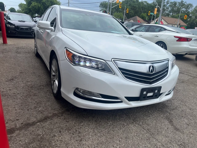 2014 Acura Rlx Tech Pkg, bílá, 235 000 km, dovoz Kanada — foto 3 z 20