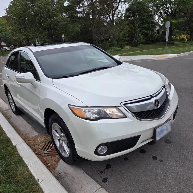 2014 Acura Rdx Tech Pkg, bílá, 207 813 km, dovoz Kanada — foto 2 z 5