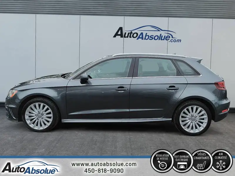 2016 Audi A3 Premium Plus, šedá, 166 000 km, dovoz Kanada — foto 2 z 12