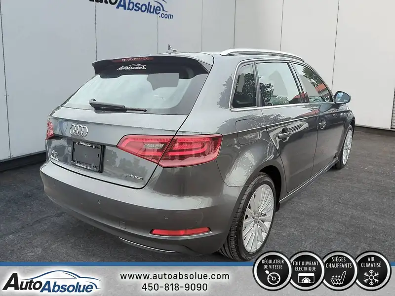 2016 Audi A3 Premium Plus, šedá, 166 000 km, dovoz Kanada — foto 4 z 12