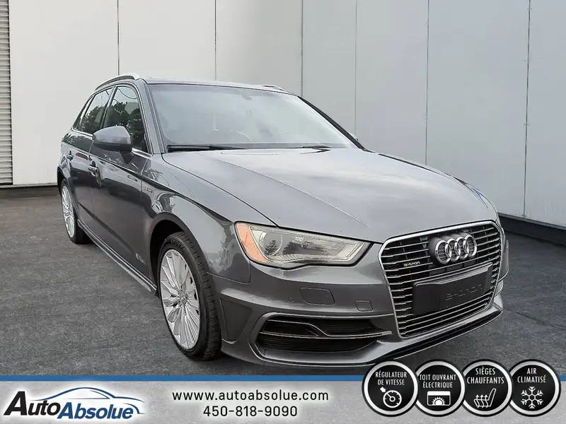 2016 Audi A3 Premium Plus, šedá, 166 000 km, dovoz Kanada — foto 5 z 12
