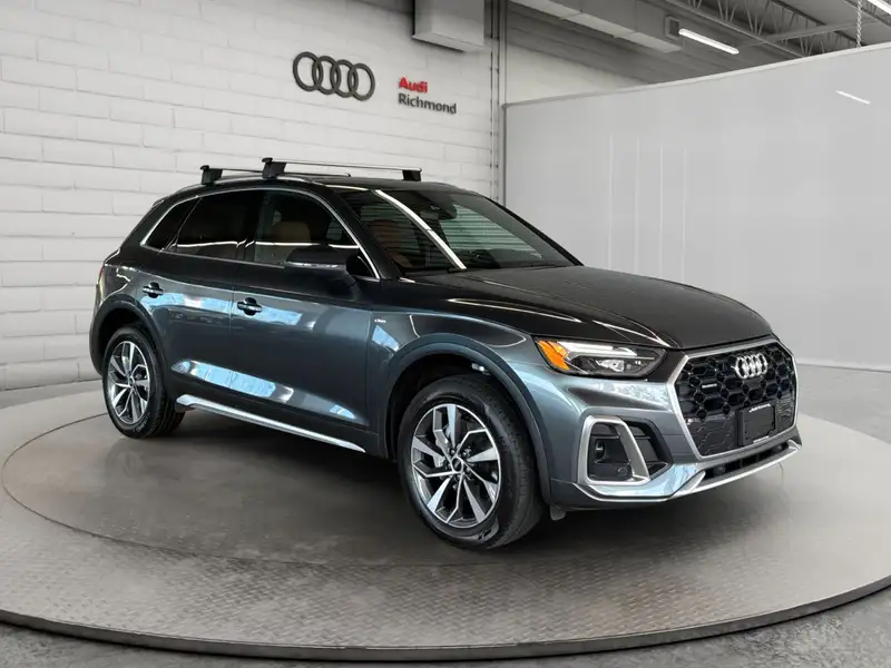 2023 Audi Q5 Progressiv, šedá, 45 674 km, dovoz Kanada — foto 3 z 12