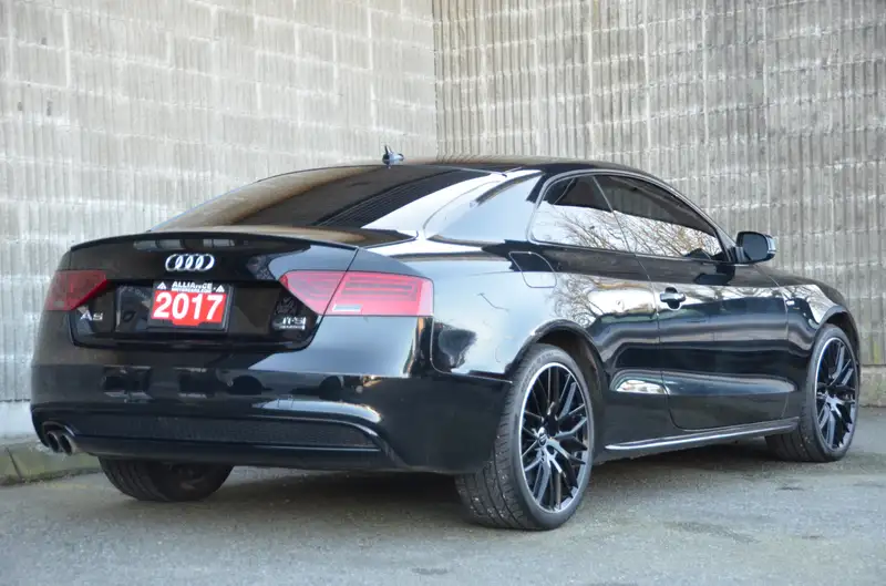 2017 Audi A5 2dr Cpe Auto Progressiv, černá, 91 000 km, dovoz Kanada — foto 5 z 12
