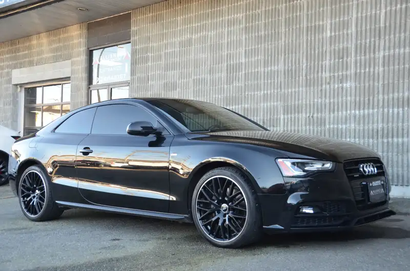 2017 Audi A5 2dr Cpe Auto Progressiv, černá, 91 000 km, dovoz Kanada — foto 6 z 12