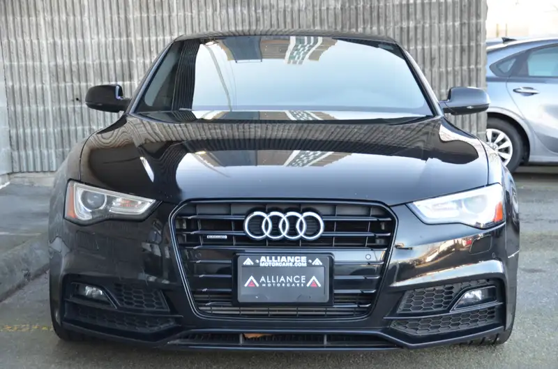 2017 Audi A5 2dr Cpe Auto Progressiv, černá, 91 000 km, dovoz Kanada — foto 9 z 12