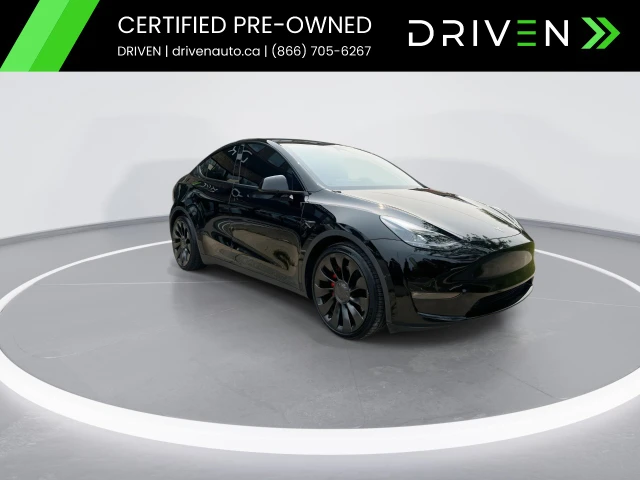 2022 Tesla Model Y Performance AWD, černá, 65 142 km, dovoz Kanada — foto 2 z 5