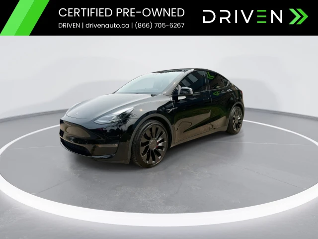 2022 Tesla Model Y Performance AWD, černá, 65 142 km, dovoz Kanada — foto 4 z 5