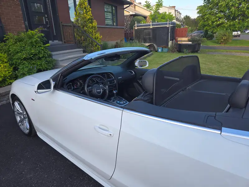 2015 Audi A5 Progressiv, bílá, 99 089 km, dovoz Kanada — foto 2 z 10