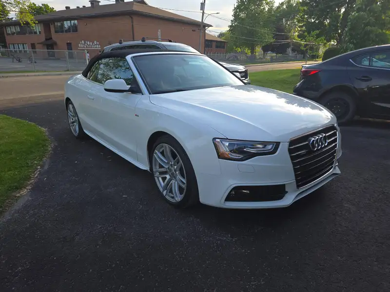 2015 Audi A5 Progressiv, bílá, 99 089 km, dovoz Kanada — foto 5 z 10