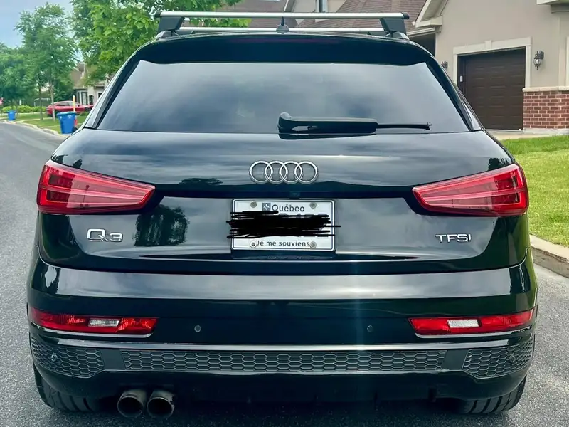 2016 Audi Q3 Technik, černá, 151 000 km, dovoz Kanada — foto 2 z 12