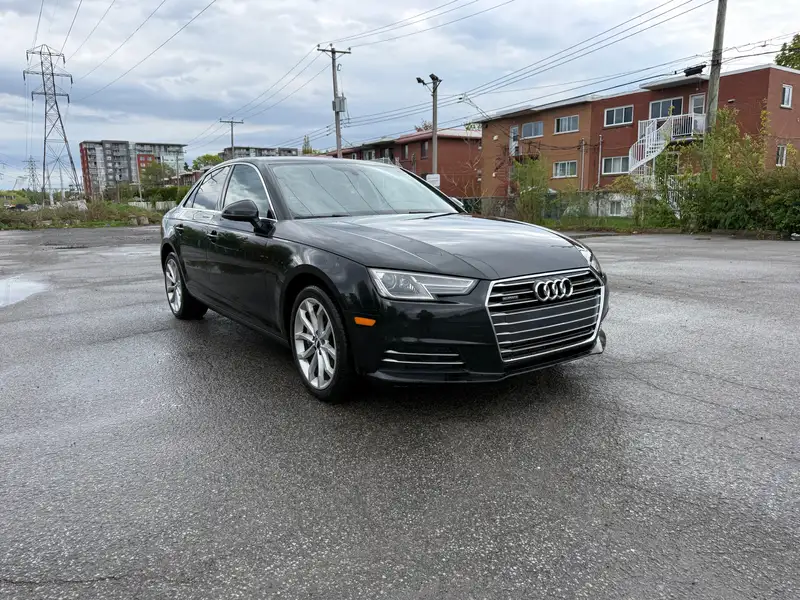 2017 Audi A4 Progressiv, černá, 176 000 km, dovoz Kanada — foto 2 z 12