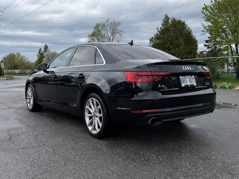 2017 Audi A4 Progressiv, černá, 176 000 km, dovoz Kanada — foto 5 z 12