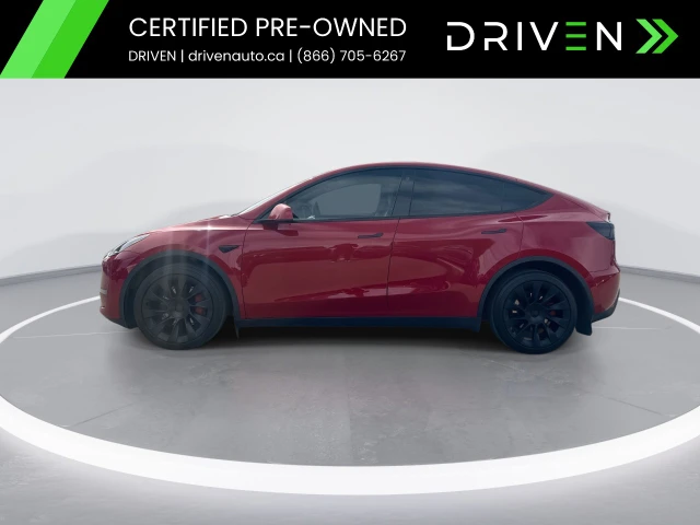 2023 Tesla Model Y Long Range Long Range AWD, červená, 78 107 km, dovoz Kanada — foto 5 z 5