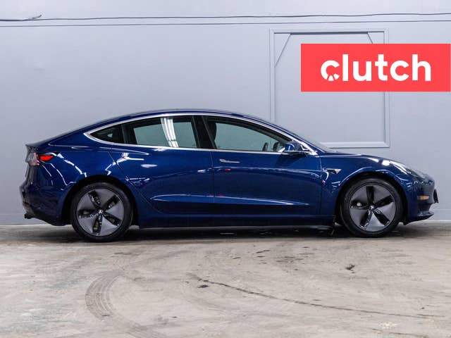 2019 Tesla Model 3 Standard Range Plus, modrá, 124 047 km, dovoz Kanada — foto 3 z 20
