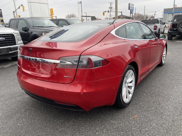 2017 Tesla Model S 100D, červená, 119 363 km, dovoz Kanada — foto 3 z 20