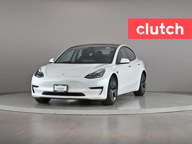 2021 Tesla Model 3 Standard Range Plus, bílá, 42 669 km, dovoz Kanada — foto 3 z 20
