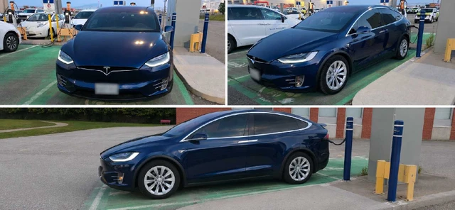 2017 Tesla Model X 75 D, modrá, 175 000 km, dovoz Kanada — foto 5 z 5