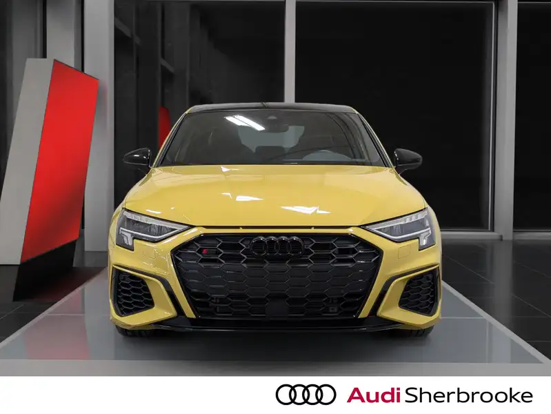 2023 Audi S3 Technik, žlutá, 50 198 km, dovoz Kanada — foto 2 z 12