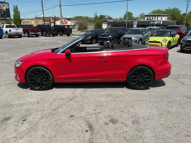 2017 Audi A3 2.0T Progressiv, červená, 52 753 km, dovoz Kanada — foto 4 z 12