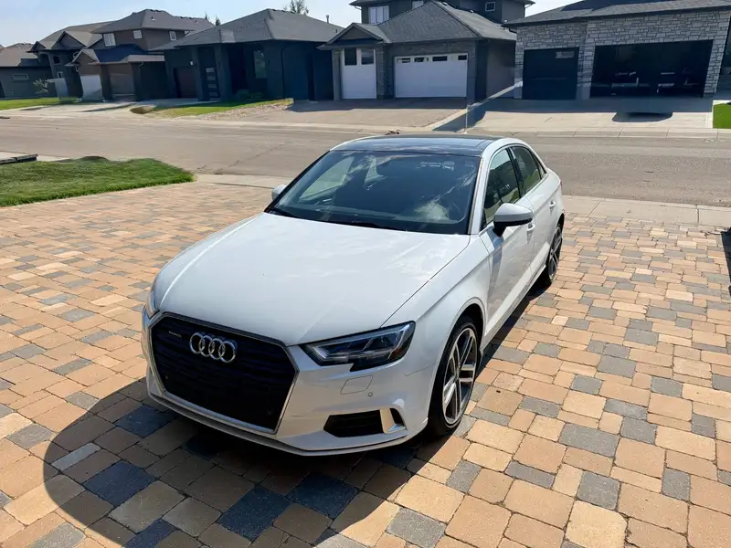 2017 Audi A3 Technik, bílá, 69 767 km, dovoz Kanada — foto 2 z 10