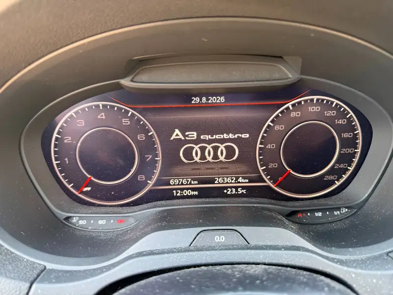 2017 Audi A3 Technik, bílá, 69 767 km, dovoz Kanada — foto 9 z 10