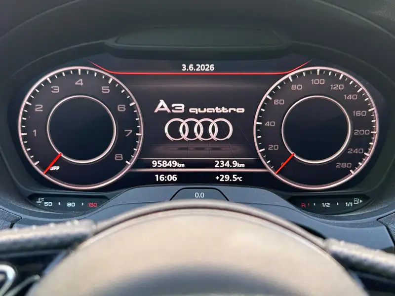 2017 Audi A3 Technik, bílá, 96 000 km, dovoz Kanada — foto 4 z 7