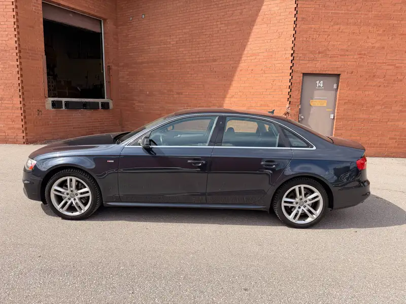 2015 Audi A4 Technik plus, modrá, 134 500 km, dovoz Kanada — foto 2 z 12