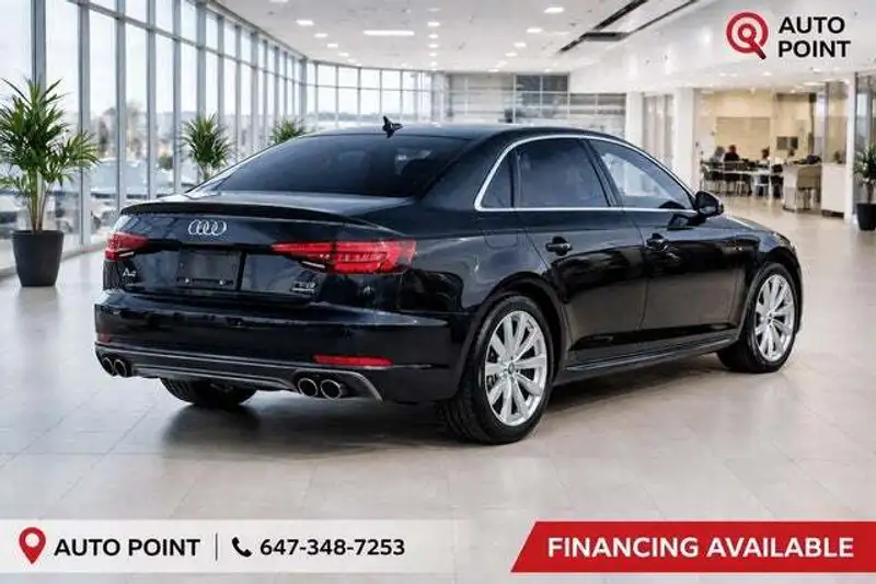 2018 Audi A4 Premium, černá, 119 012 km, dovoz Kanada — foto 2 z 12
