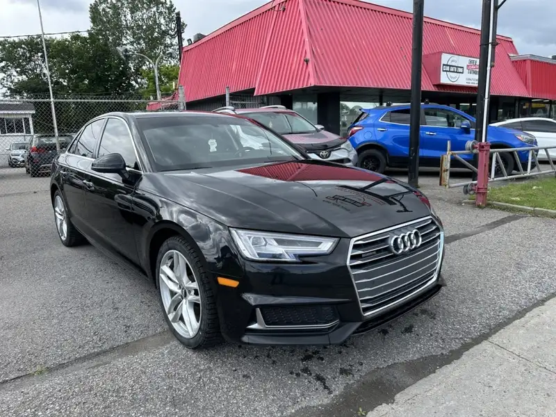 2019 Audi A4 Technik, černá, 110 223 km, dovoz Kanada — foto 2 z 12