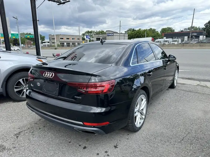 2019 Audi A4 Technik, černá, 110 223 km, dovoz Kanada — foto 3 z 12