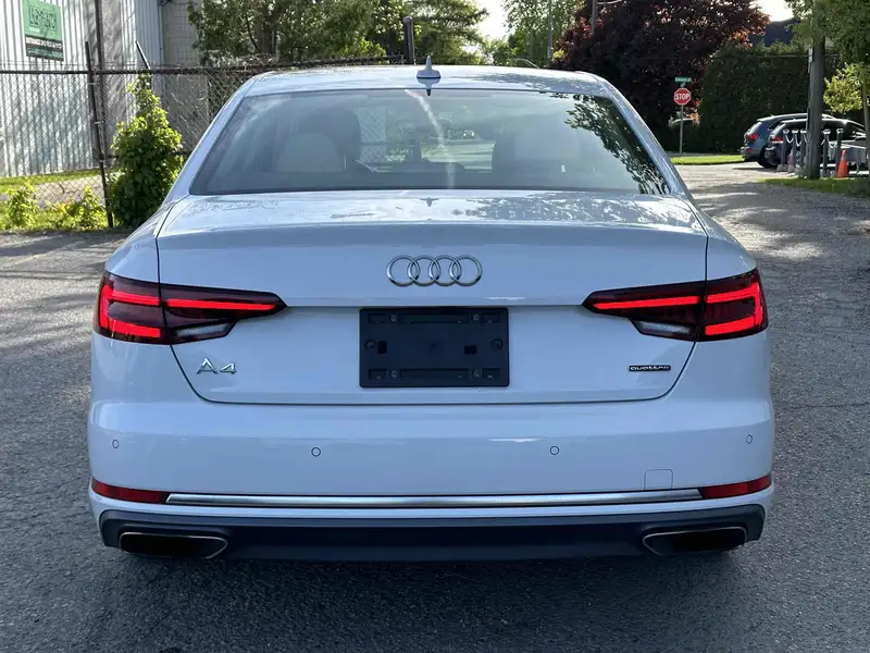 2019 Audi A4 Technik, bílá, 40 763 km, dovoz Kanada — foto 4 z 12