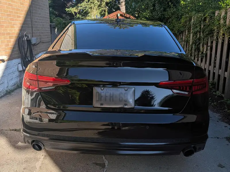 2017 Audi A4 Progressiv, černá, 89 233 km, dovoz Kanada — foto 5 z 12