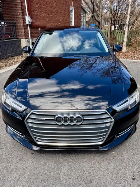 2017 Audi A4 Progressiv, černá, 105 000 km, dovoz Kanada — foto 5 z 8